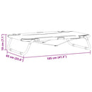 vidaXL Kutyafekhely Világosszürke 105 x 65 x 18 cm