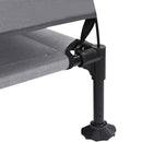 vidaXL Felemelkedett kutyafekhely Világosszürke 127 x 81 x 108 cm