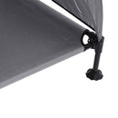 vidaXL Felemelkedett kutyafekhely Világosszürke 127 x 81 x 108 cm