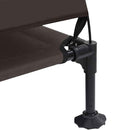 vidaXL Felemelkedett kutyafekhely Barna 127 x 81 x 108 cm