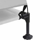 vidaXL Felemelkedett kutyafekhely Ezüst Szürke 127 x 81 x 108 cm