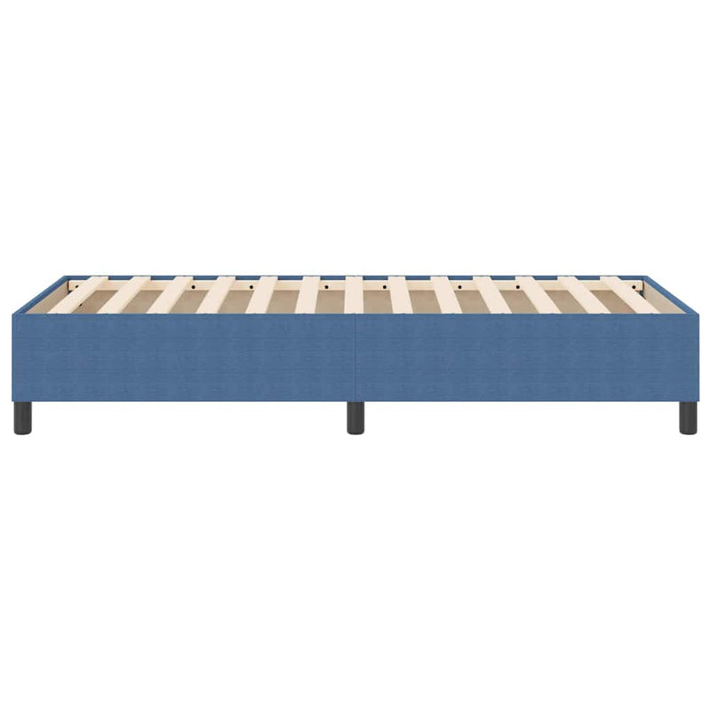 vidaXL Boxrugós ágy Kék 80 x 200 cm Bársony anyag