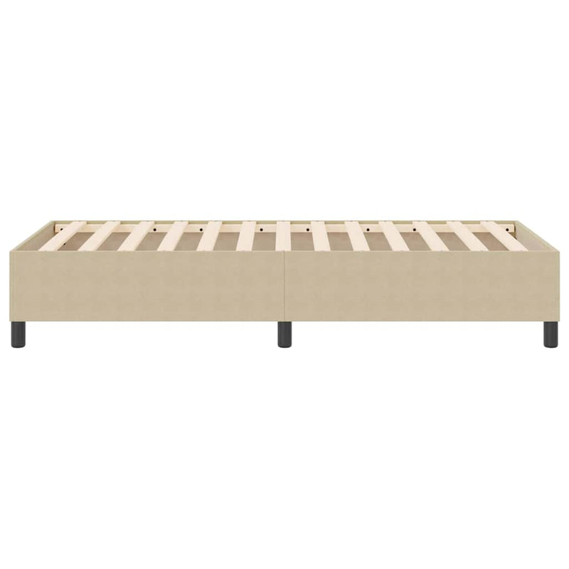 vidaXL Boxrugós ágy Szürke zöld 80 x 200 cm Bársony anyag