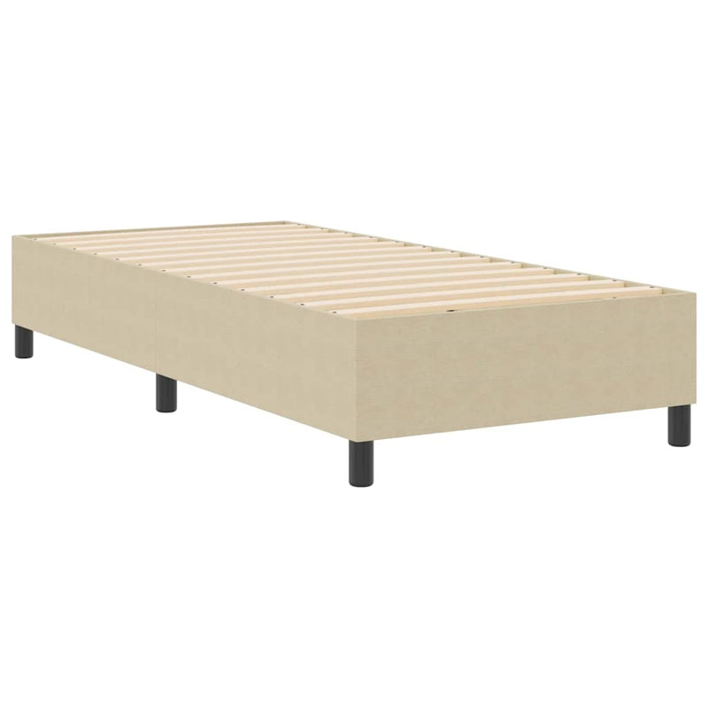 vidaXL Boxrugós ágy Szürke zöld 90 x 190 cm Bársony anyag