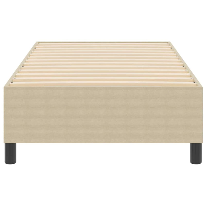 vidaXL Boxrugós ágy Szürke zöld 90 x 190 cm Bársony anyag