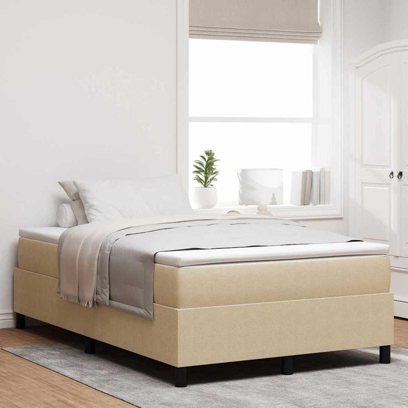 vidaXL Boxrugós ágy Szürke zöld 120 x 190 cm Bársony anyag
