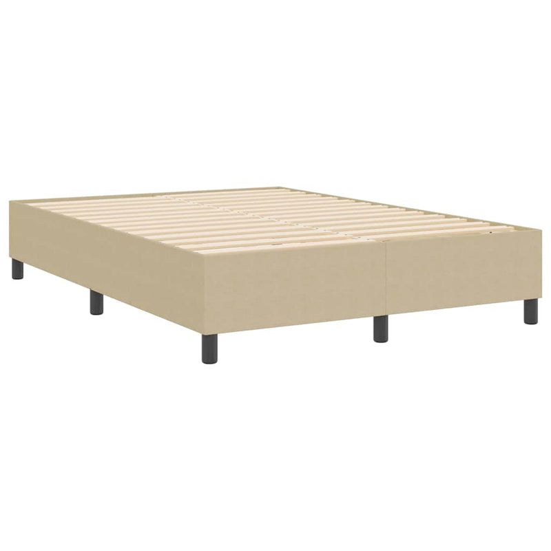 vidaXL Boxrugós ágy Szürke zöld 140 x 200 cm Bársony anyag