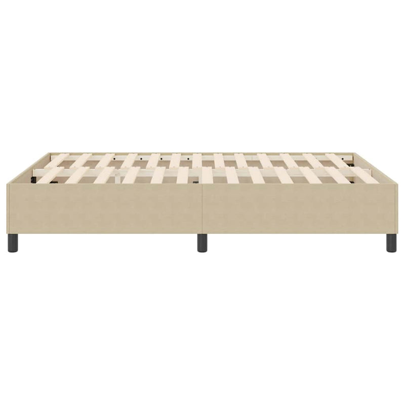 vidaXL Boxrugós ágy Szürke zöld 140 x 200 cm Bársony anyag