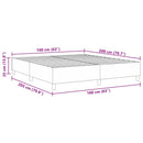 vidaXL Boxrugós ágy Szürke zöld 160 x 200 cm Bársony anyag