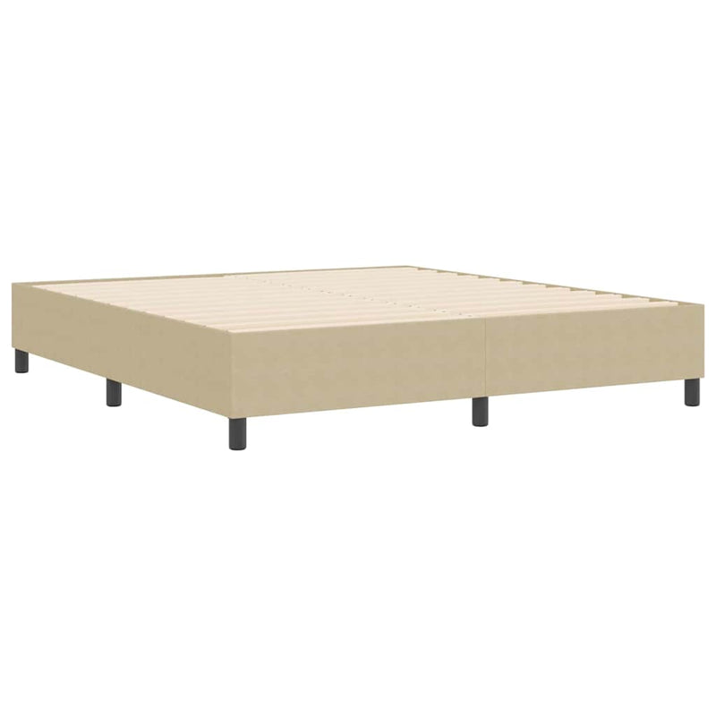 vidaXL Boxrugós ágy Szürke zöld 180 x 200 cm Bársony anyag