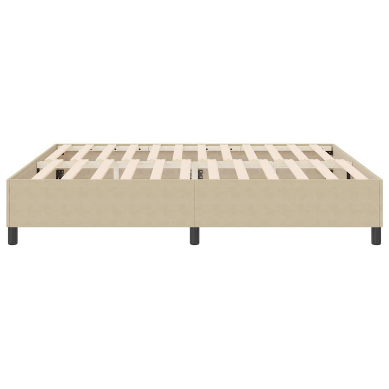vidaXL Boxrugós ágy Szürke zöld 180 x 200 cm Bársony anyag