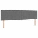 vidaXL LED Box Spring Ágy Világosszürke és fehér 180 x 200 cm