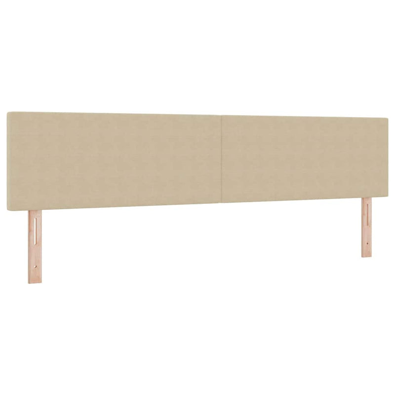 vidaXL Boxrugós ágy Világosszürke és fehér 203 x 200 x 88 cm