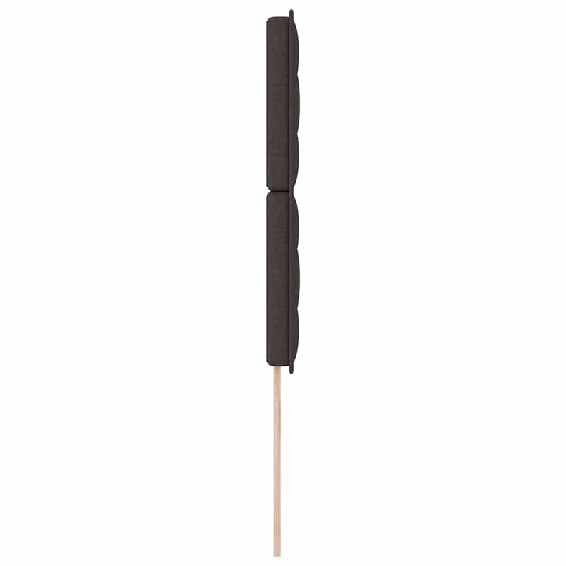 vidaXL Fejtámla Egyéb fejtámlával sötétbarna 80 cm szövet