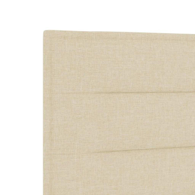 vidaXL Fejtámla Egyéb fejtámlával Krém 100 cm szövet