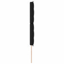 vidaXL Fejtámla Fekete 160 cm szövet