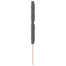 vidaXL Fejtámla fejtámlával Sötétszürke 100 cm szövet