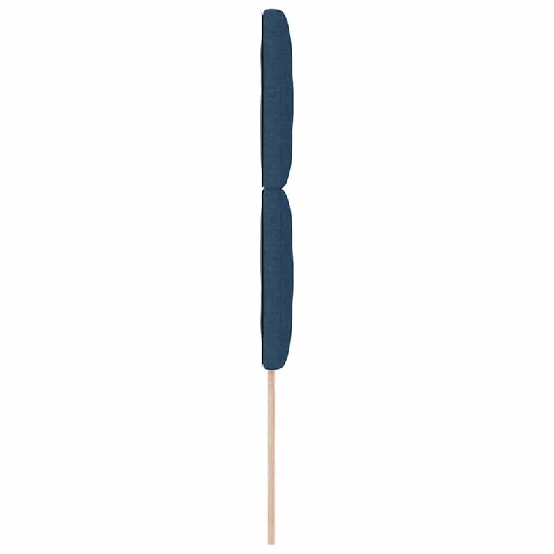 vidaXL Textil Fejtámla Geometrikus fejtámlával Kék 90 cm szövet