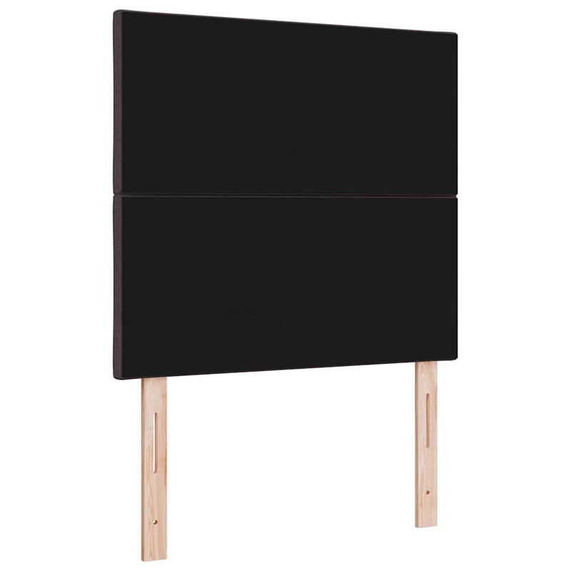 vidaXL Textil Fejtámla Geometrikus sötétbarna 100 cm szövet
