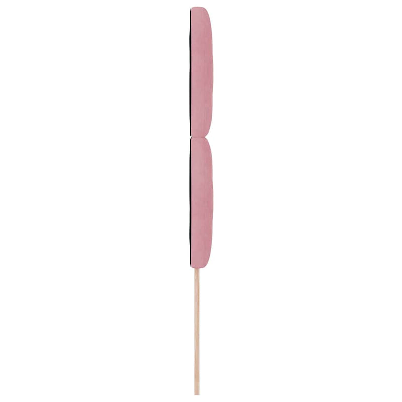 vidaXL Fejtámla Falra szerelhető Geometrikus Rózsaszín 100 cm Bársony