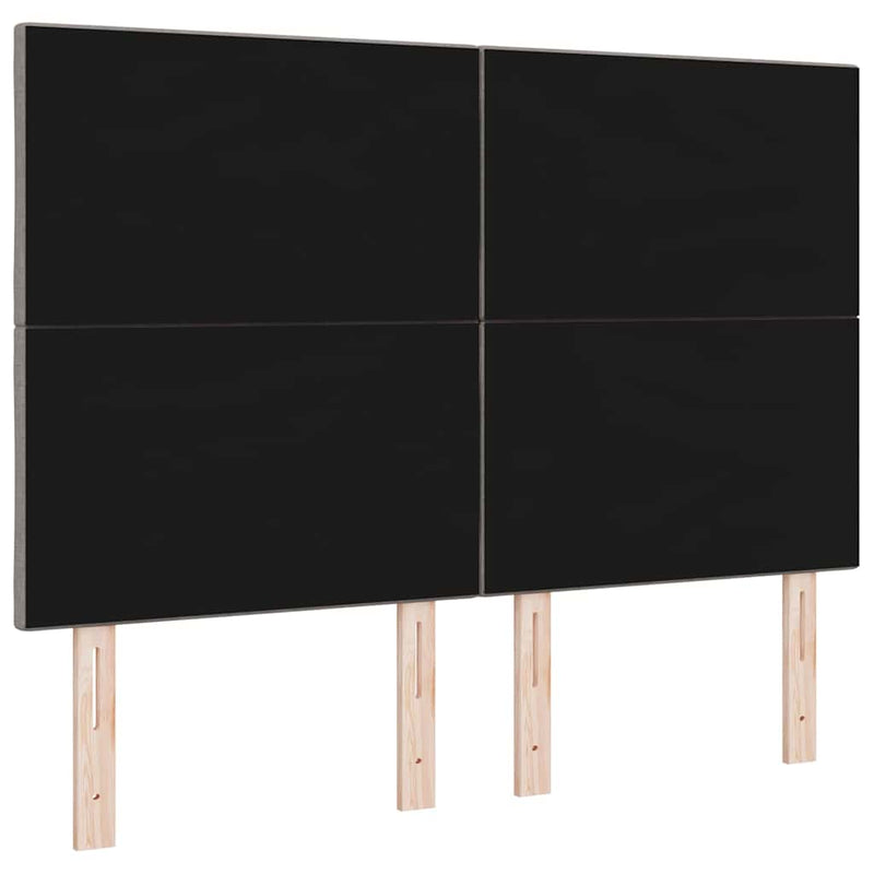vidaXL Textil Fejtámla Geometrikus fejtámlával Tópszínű 140 cm szövet