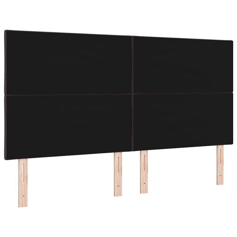 vidaXL Textil Fejtámla Geometrikus sötétbarna 180 cm szövet