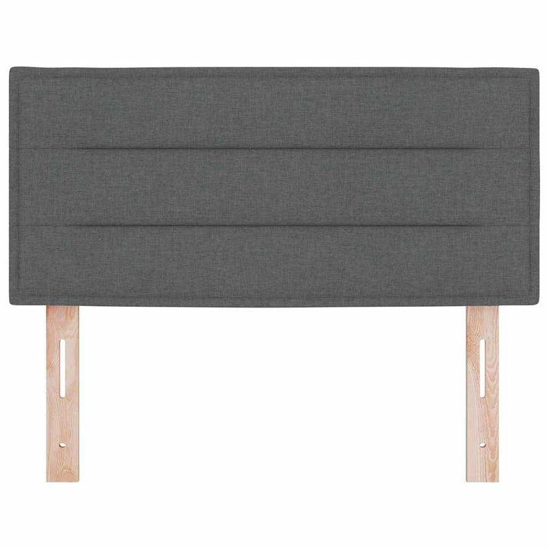 vidaXL LED ágytámla LED -es lámpákkal Sötétszürke 80 cm szövet