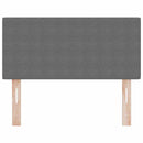 vidaXL LED ágytámla fejtámlával Világosszürke 80 cm Bársonyos szövet