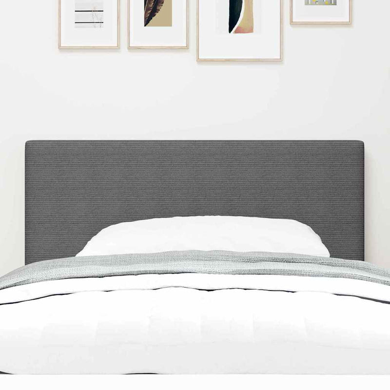 vidaXL LED ágytámla LED -es lámpákkal Világosszürke 90 cm szövet