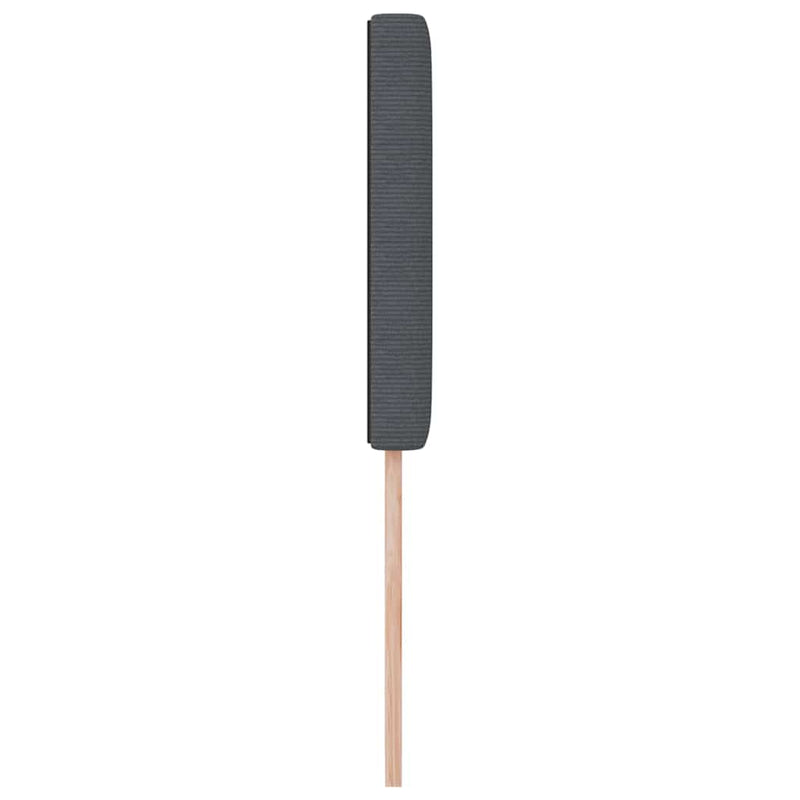 vidaXL LED ágytámla LED -es lámpákkal Sötétszürke 90 cm szövet