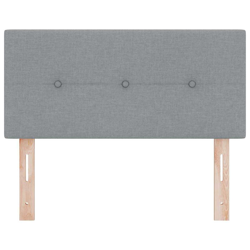 vidaXL LED Fejtámla LED -es lámpákkal Világosszürke 80 cm szövet