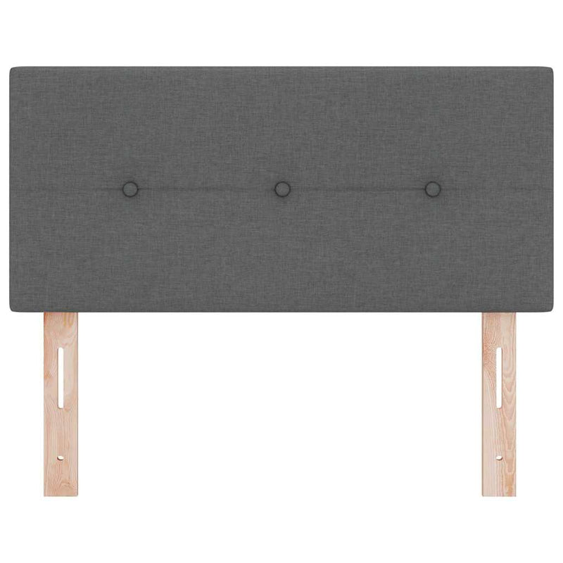 vidaXL LED Fejtámla LED -es lámpákkal Sötétszürke 80 cm szövet