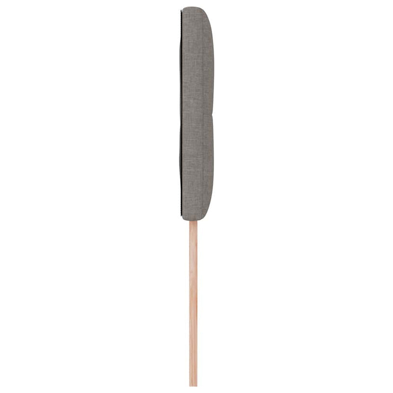 vidaXL LED ágytámla LED -es lámpákkal Tópszínű 80 cm Poliészter