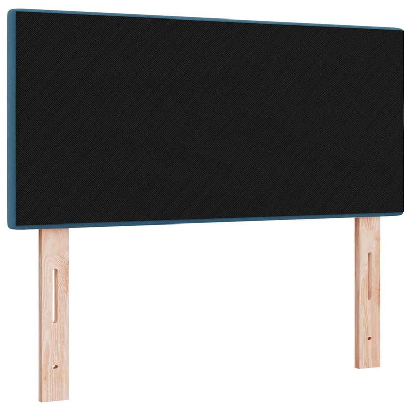 vidaXL Fejtámla LED -es lámpákkal fejtámlával Kék 100 cm Bársony