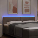 vidaXL LED ágytámla LED szalagokkal fejtámlával Tópszínű 180 cm szövet