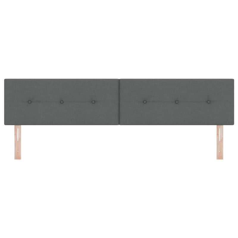 vidaXL LED Fejtámla LED -es lámpákkal Sötétszürke 200 cm szövet