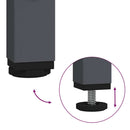 vidaXL antracit hidegen hengerelt acél tálalószekrény 135x39x73,5 cm