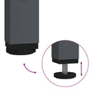 vidaXL antracit hidegen hengerelt acél tálalószekrény 135x39x103,5 cm