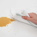 vidaXL 5 db fehér tisztító kendők zöld csíkokkal 50 x 60 cm