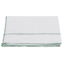 vidaXL 5 db fehér tisztító kendők zöld csíkokkal 50 x 60 cm