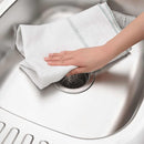 vidaXL 10 db fehér tisztító kendők zöld csíkokkal 50 x 60 cm