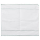 vidaXL 10 db fehér tisztító kendők zöld csíkokkal 50 x 60 cm