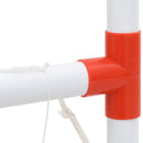 vidaXL Gyermek labdarúgó és kosárlabda készlet labdákkal 98x50x70 cm