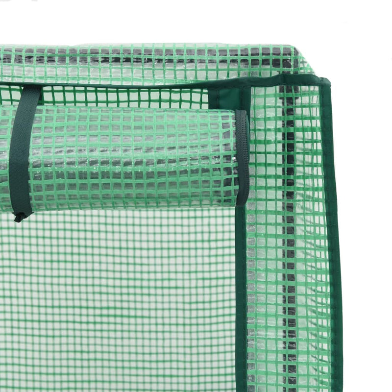 vidaXL rattan megjelenésű magaságyás melegháztakaróval 80x40x123 cm