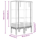 vidaXL rattan megjelenésű magaságyás melegháztakaróval 80x40x140 cm