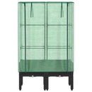 vidaXL rattan megjelenésű magaságyás melegháztakaróval 80x40x140 cm