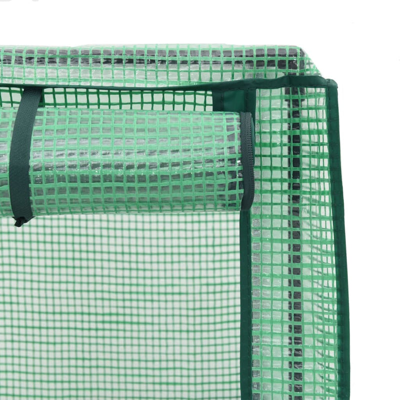 vidaXL rattan megjelenésű magaságyás melegháztakaróval 80x40x123 cm