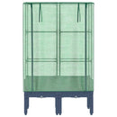 vidaXL rattan megjelenésű magaságyás melegháztakaróval 80x40x140 cm