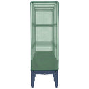 vidaXL rattan megjelenésű magaságyás melegháztakaróval 160x40x140 cm