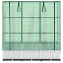 vidaXL rattan megjelenésű magaságyás melegháztakaróval 120x40x138 cm